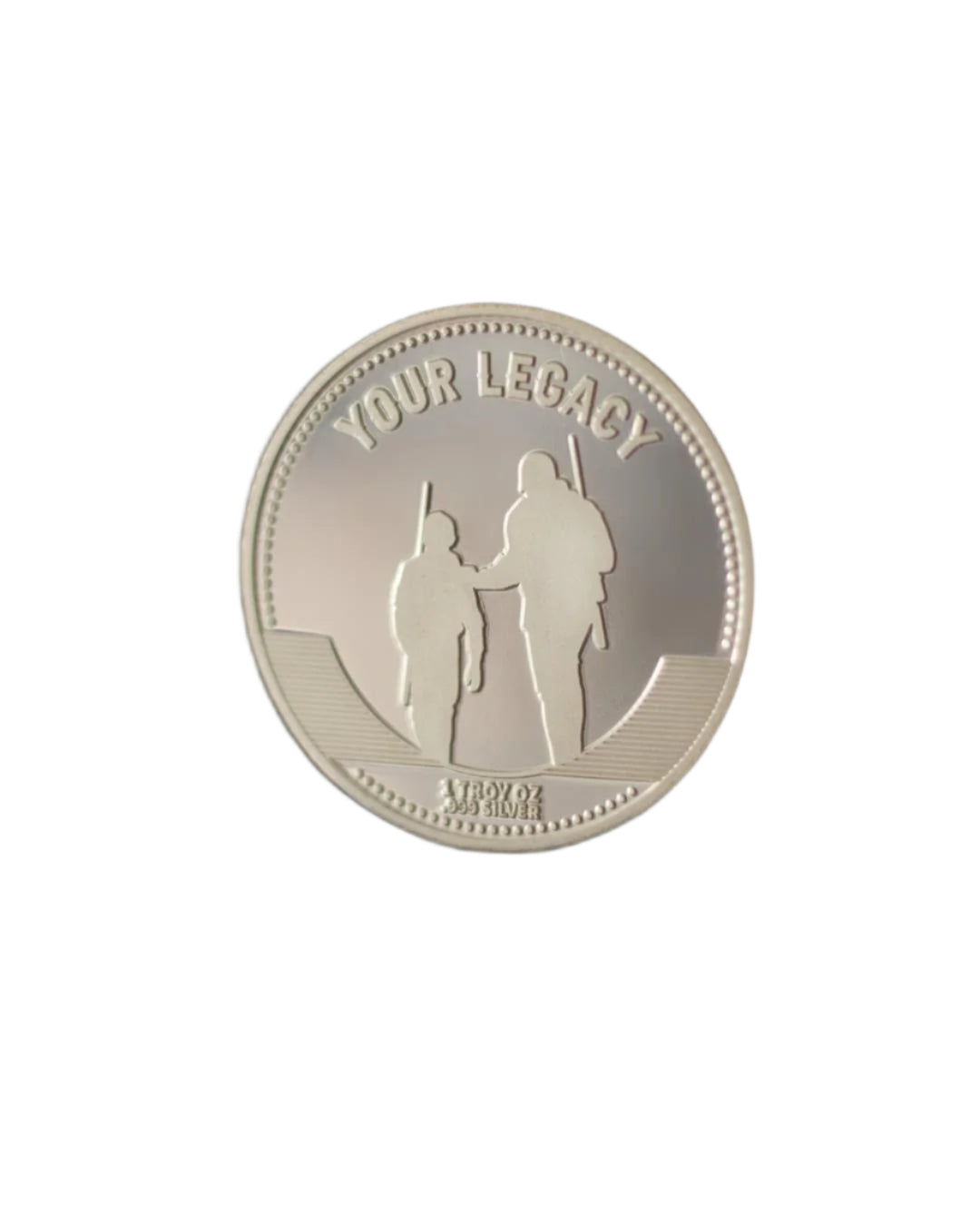 True Hunter Lucky Coin Pure Silver