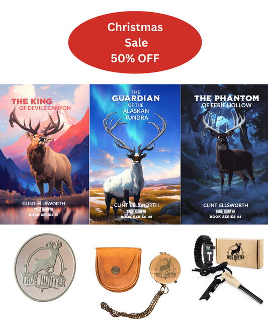 Books 1, 2, 3 PLUS  Lucky Coin, Brass Compass, and Flint & Steel