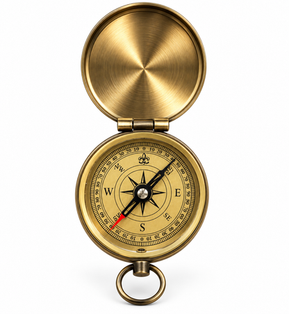 True Hunter Brass Compass