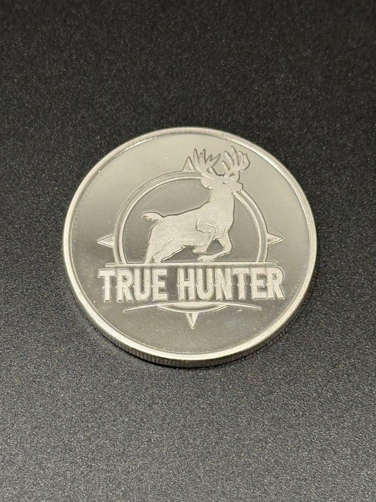 True Hunter Lucky Coin Silver Plated