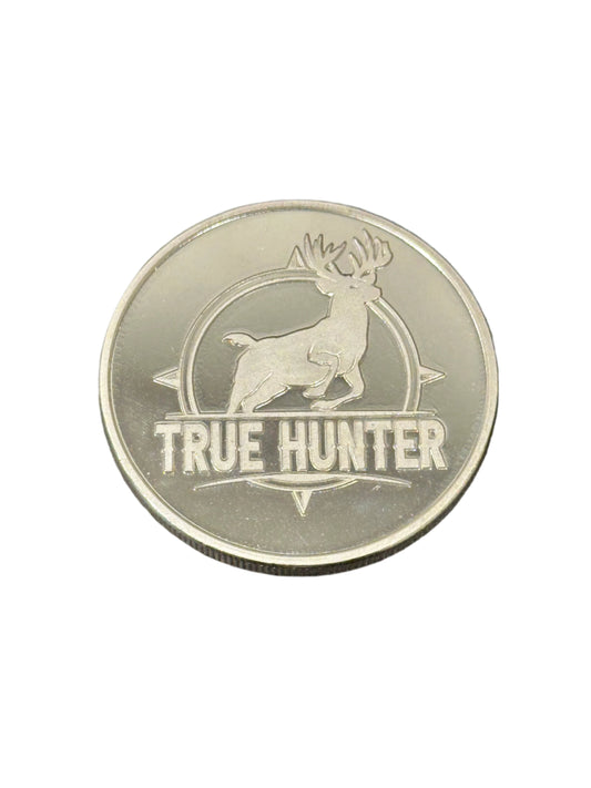 True Hunter Lucky Coin Silver Plated