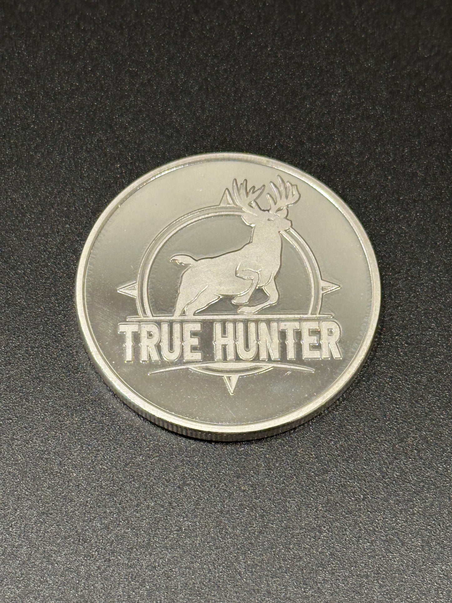 True Hunter Lucky Coin Silver Plated