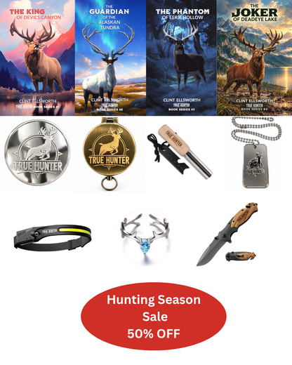 True Hunter Book Series PLUS 7 Treasures From The Stories