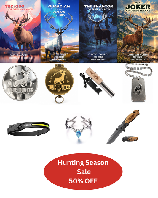 True Hunter Book Series PLUS 7 Treasures From The Stories